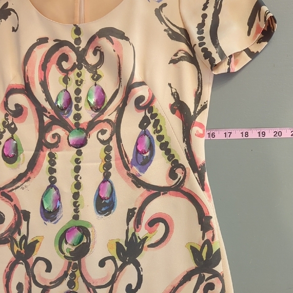 Moschino Mini Dress Cream Rhinestones size 6 - Picture 13 of 16